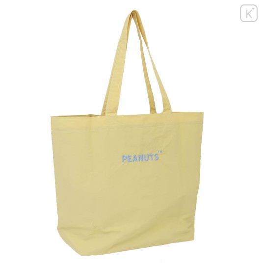 Japan Peanuts Embroidery Tote Bag - Sally : Yellow - 2