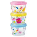 Japan Sanrio Joint Type Food Storage Container Set - Usahana - 1