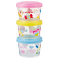 Japan Sanrio Joint Type Food Storage Container Set - Usahana - 3