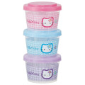 Japan Sanrio Joint Type Food Storage Container Set - Hello Kitty : Kaohana - 2