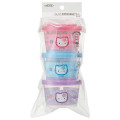 Japan Sanrio Joint Type Food Storage Container Set - Hello Kitty : Kaohana - 5