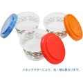 Japan Sanrio Joint Type Food Storage Container Set - Hello Kitty : Red - 4