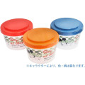 Japan Sanrio Joint Type Food Storage Container Set - Hello Kitty : Red - 5