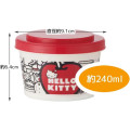 Japan Sanrio Joint Type Food Storage Container Set - Hello Kitty : Red - 6