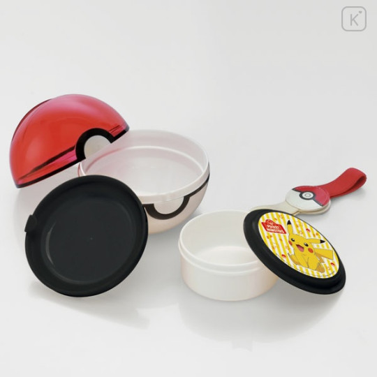 Japan Pokemon Monster Ball 2 Tier Bento Lunch Box - 310ml - 4