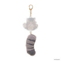 Japan Mofusand Dangling Tail Mascot Keychain - Cat Grey - 6