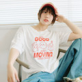 Japan Chiikawa Dry T-shirt (M) - Chiikawa & Hachiware & Usagi : Feel Good Keep Moving Still Trying - 4