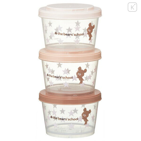 Japan The Bear's School Joint Type Food Storage Container Set - 1
