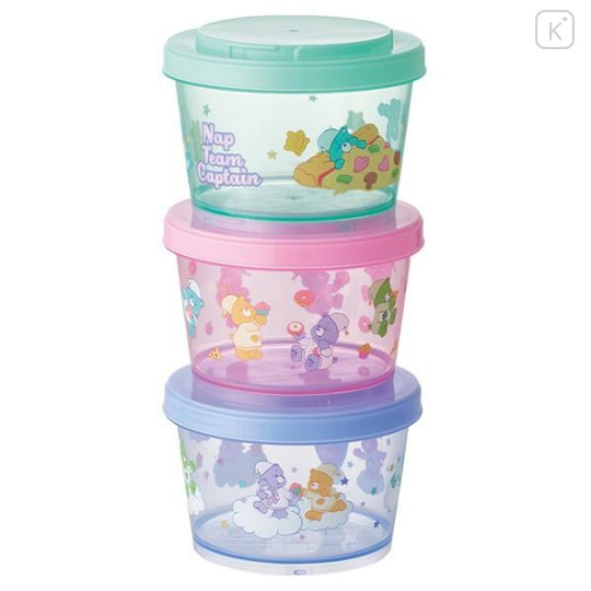 Japan Care Bears Joint Type Food Storage Container Set - 1