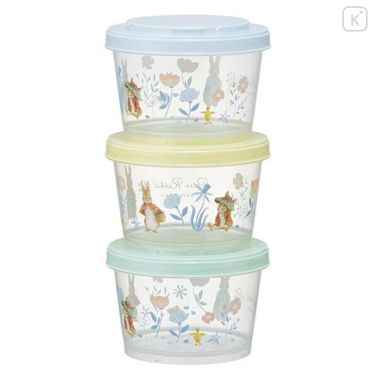 Japan Peter Rabbit Joint Type Food Storage Container Set - 2