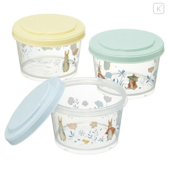 Japan Peter Rabbit Joint Type Food Storage Container Set - 3