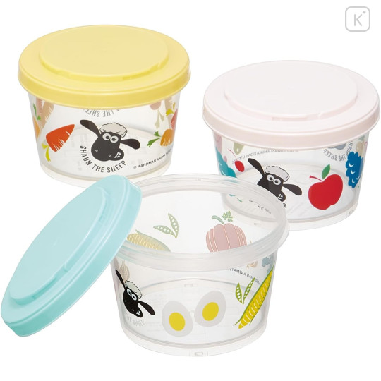 Japan Shaun the Sheep Joint Type Food Storage Container Set - 4