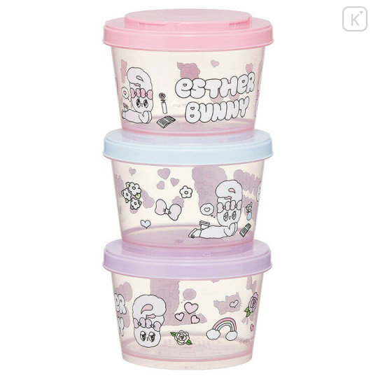 Japan Esther Bunny Joint Type Food Storage Container Set - 1