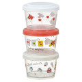 Japan Curious George Joint Type Food Storage Container Set - 3