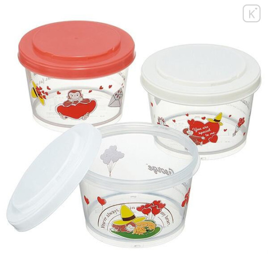 Japan Curious George Joint Type Food Storage Container Set - 4