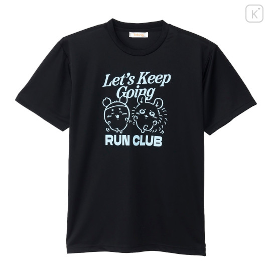Japan Chiikawa Dry T-shirt (M) - Furuhonya Kani-chan & Momonga : Let's Keep Going Run Club - 1