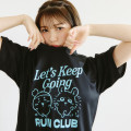 Japan Chiikawa Dry T-shirt (L) - Furuhonya Kani-chan & Momonga : Let's Keep Going Run Club - 4