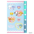 Japan Sanrio 6 Hole Sticker Notebook - Sugarbunnies : Bunnies Ballerina Blue - 2