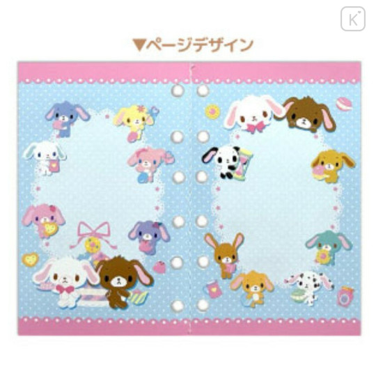 Japan Sanrio 6 Hole Sticker Notebook - Sugarbunnies : Bunnies Ballerina Blue - 3