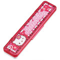 Japan Sanrio Chopsticks 18cm & Spoon with Case - Hello Kitty : School - 2