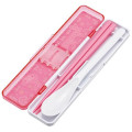 Japan Sanrio Chopsticks 18cm & Spoon with Case - My Melody : School - 3