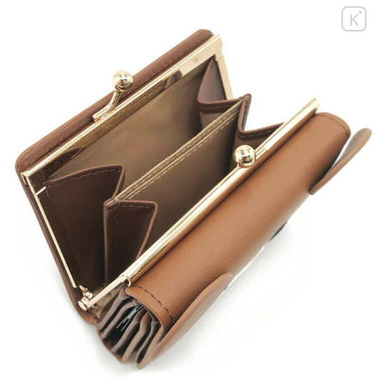 Japan San-X Clasp Trifold Wallet - Chairoikoguma : Face - 3