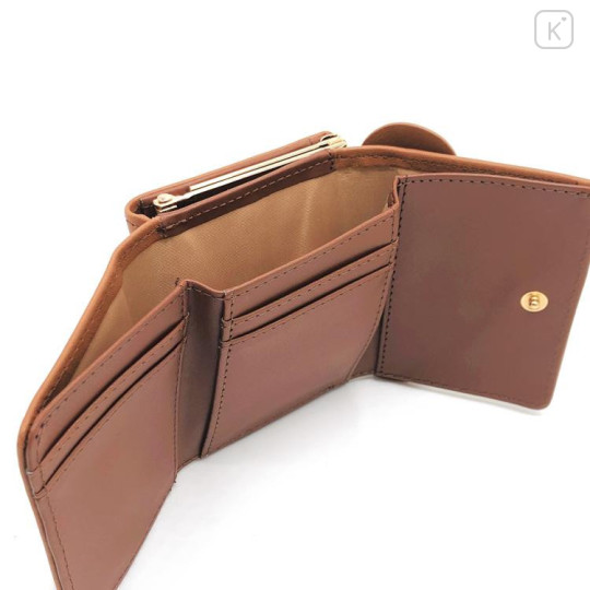 Japan San-X Clasp Trifold Wallet - Chairoikoguma : Face - 4