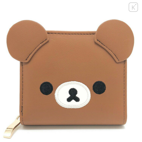 Japan San-X Bifold Wallet - Chairoikoguma : Face - 1