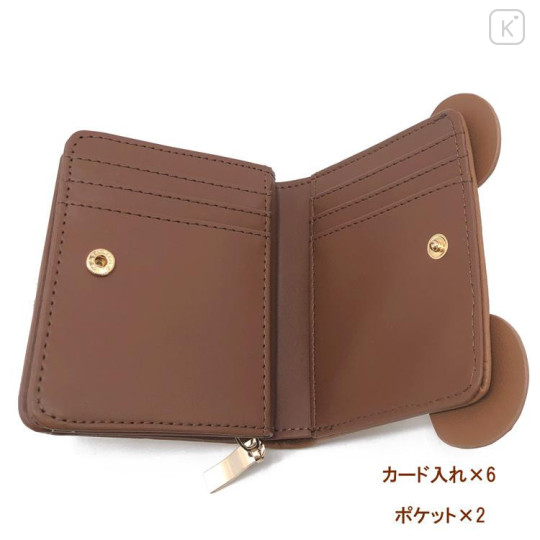 Japan San-X Bifold Wallet - Chairoikoguma : Face - 5