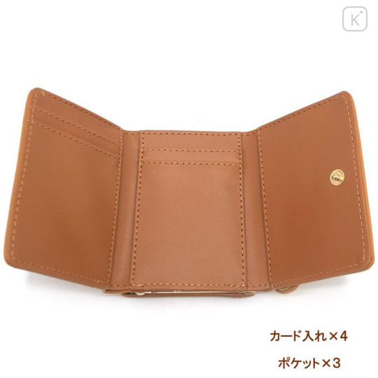Japan San-X Clasp Trifold Wallet - Rilakkuma : Face - 5