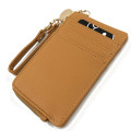 Japan San-X Mini Pouch & Pass Case Card Holder with Reel - Rilakkuma - 2