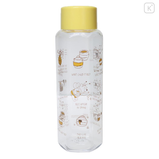 Japan Disney Hexagonal Water Bottle 350ml - Pooh - 1