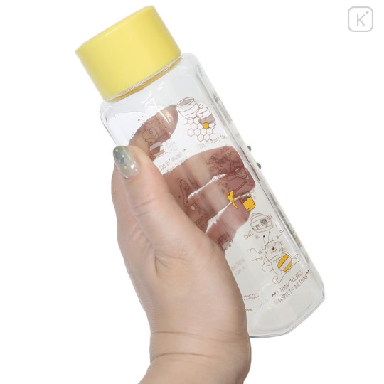 Japan Disney Hexagonal Water Bottle 350ml - Pooh - 2