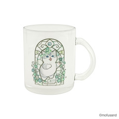 Japan Mofusand Glass Mug - Stained Glass Green
