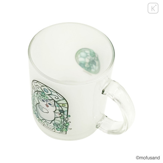 Japan Mofusand Glass Mug - Stained Glass Green - 6