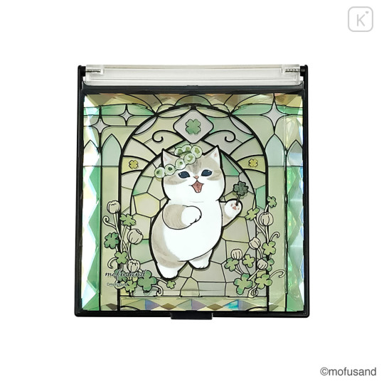 Japan Mofusand Jewelry Mirror - Stained Glass Green - 1