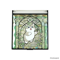 Japan Mofusand Jewelry Mirror - Stained Glass Green