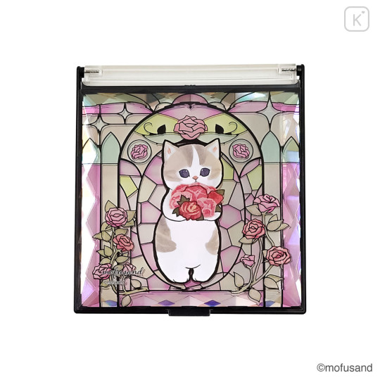 Japan Mofusand Jewelry Mirror - Stained Glass Pink - 1
