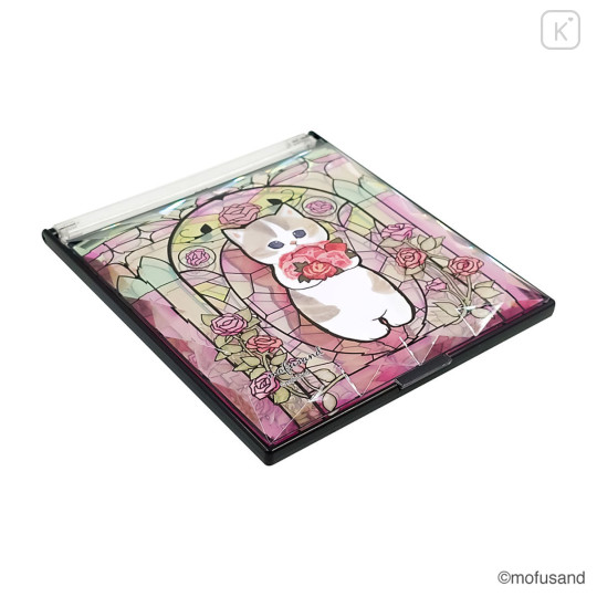 Japan Mofusand Jewelry Mirror - Stained Glass Pink - 4