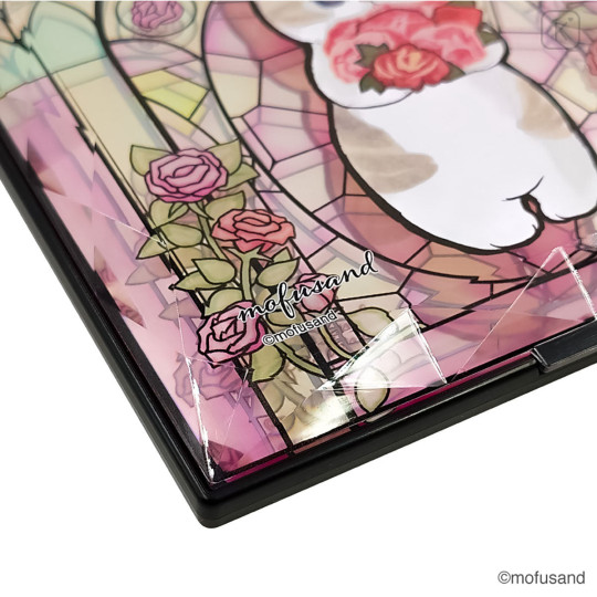 Japan Mofusand Jewelry Mirror - Stained Glass Pink - 6