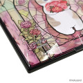 Japan Mofusand Jewelry Mirror - Stained Glass Pink - 6