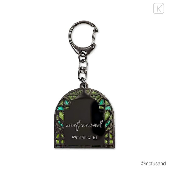 Japan Mofusand Stained Glass Style Keychain - Green - 4