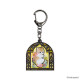 Japan Mofusand Stained Glass Style Keychain - Orange