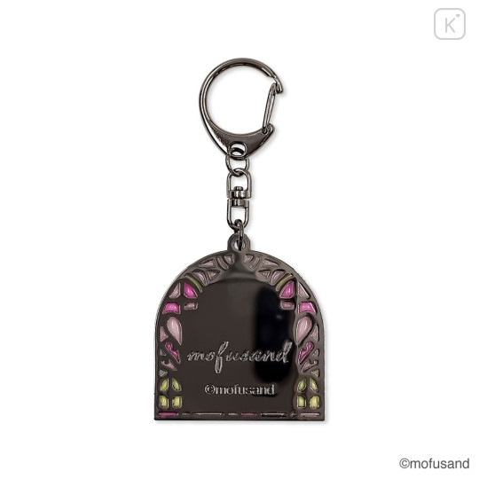 Japan Mofusand Stained Glass Style Keychain - Pink - 4