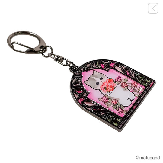 Japan Mofusand Stained Glass Style Keychain - Pink - 5