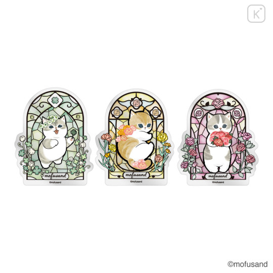 Japan Mofusand Clear Sticker Set - Stained Glass - 1