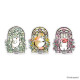 Japan Mofusand Clear Sticker Set - Stained Glass
