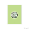 Japan Mofusand A4 Clear File - Stained Glass Green - 2