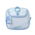 Japan Mofusand Puffy Applique Pouch - Shark Cat Blue - 4
