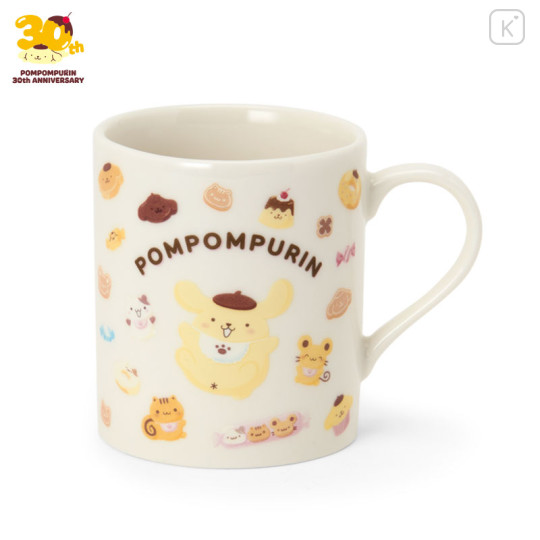Japan Sanrio Ceramic Mug - Pompompurin : 30th Anniversary - 1